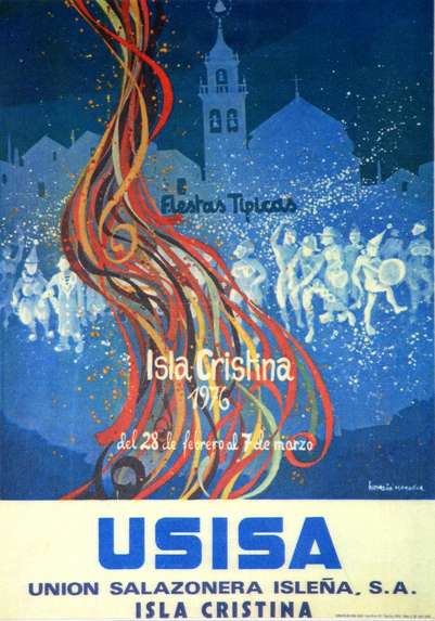 Cartel del Carnaval de Isla Cristina 1976