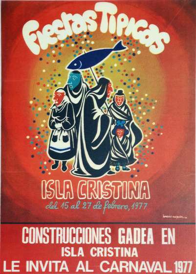 Cartel del Carnaval de Isla Cristina 1977