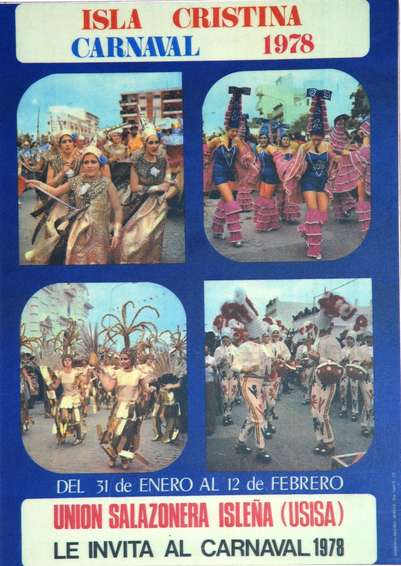 Cartel del Carnaval de Isla Cristina 1978