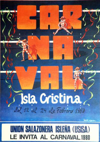 Cartel del Carnaval de Isla Cristina 1980