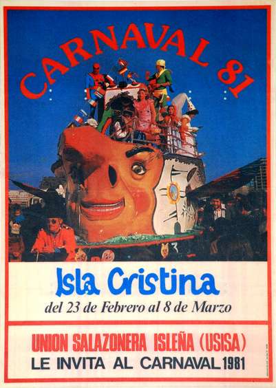 Cartel del Carnaval de Isla Cristina 1981
