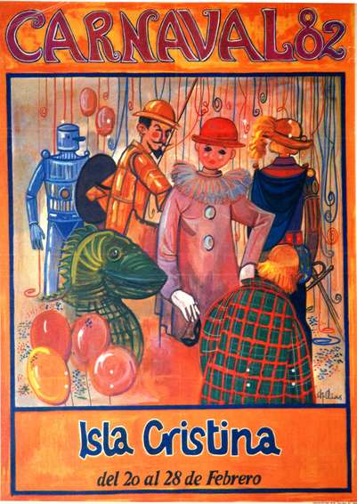 Cartel del Carnaval de Isla Cristina 1982
