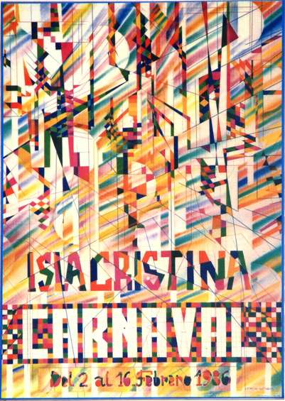 Cartel del Carnaval de Isla Cristina 1986