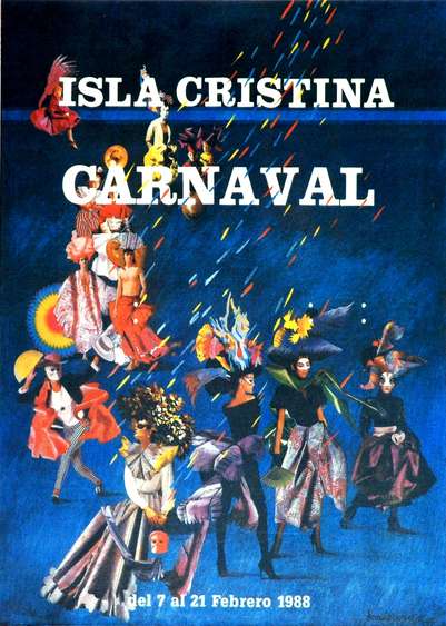 Cartel del Carnaval de Isla Cristina 1988