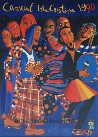 Cartel del Carnaval de Isla Cristina 1990