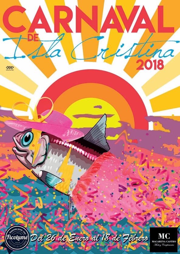 Cartel del Carnaval de Isla Cristina 2018