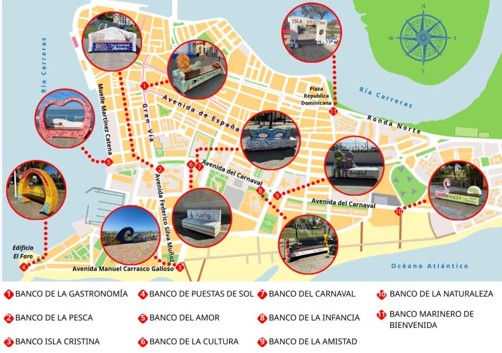 Ruta Un Mar de Colores en Isla Cristina